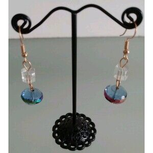 Women's Fashion Iridescent Color Change Boho Dangle Pierced Earrings Jewelry NWT